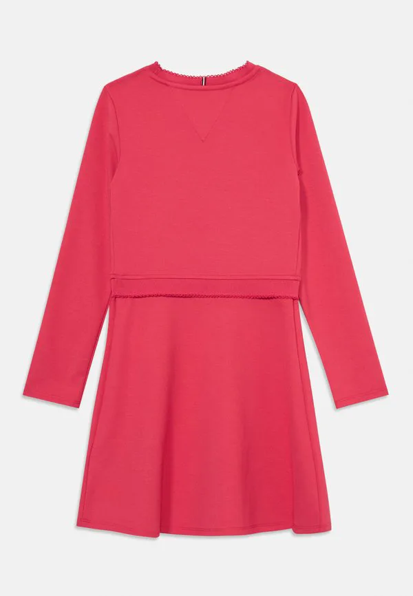 Платье-Скейтер пунто, трикотажное платье Tommy Hilfiger, Vintage Cerise — фото 2