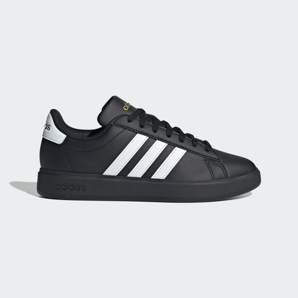 Кроссовки Adidas Grand Court 2.0 Shoes, цвет Core Black/Cloud White/Gold Metallic
