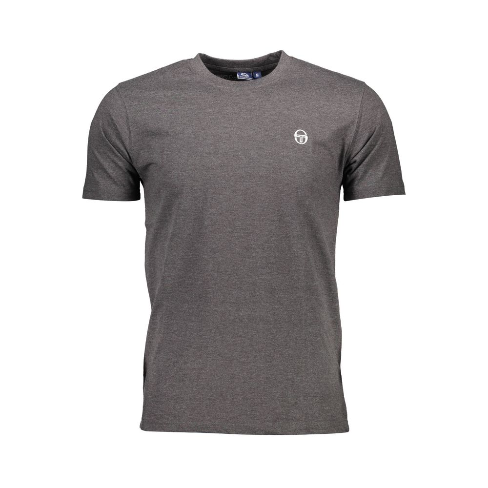 

Серая хлопковая футболка Sergio Tacchini