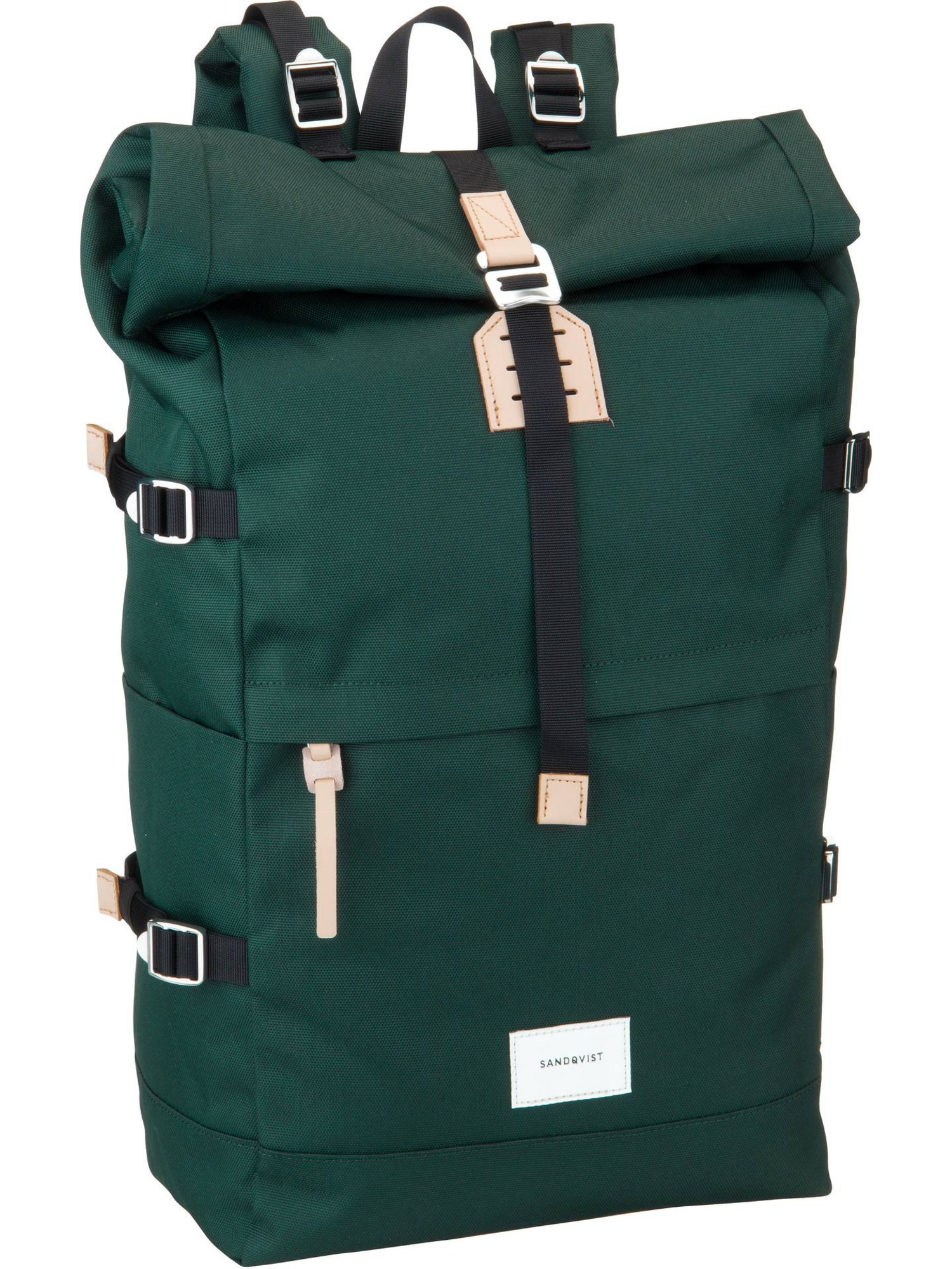 

Рюкзак SANDQVIST Laptop Bernt Rolltop Backpack, цвет Dark Green