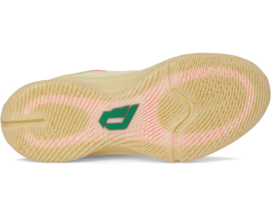 Кроссовки adidas Dame 9 Basketball Shoes, цвет Warm Vanilla/Lucid Red/Warm Sandstone — фото 3