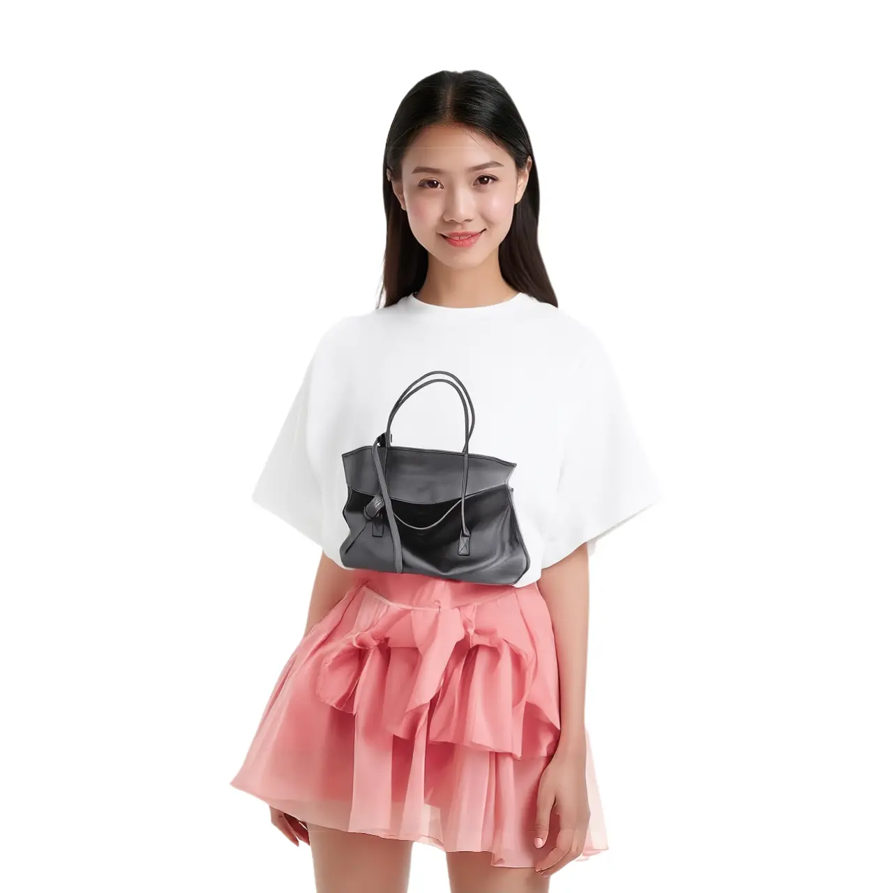 Графическая футболка с принтом Crewneck Balenciaga, белый — фото 3