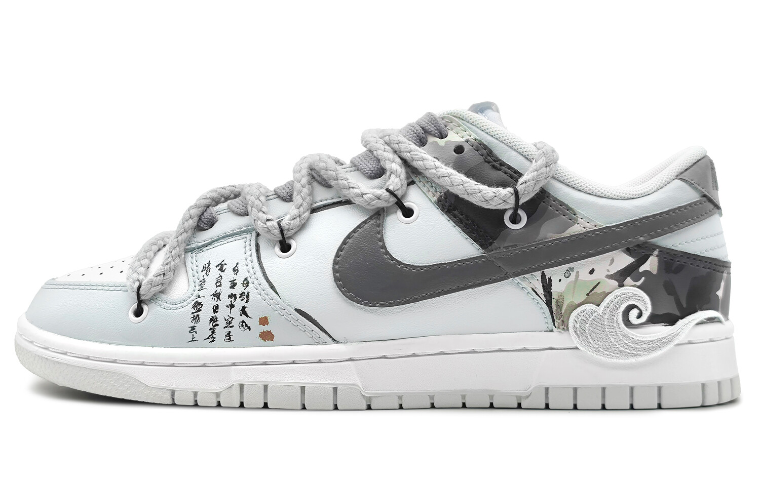 

Кроссовки Nike Dunk Skateboard Shoes Men Low-Top White, Белый, Кроссовки Nike Dunk Skateboard Shoes Men Low-Top White