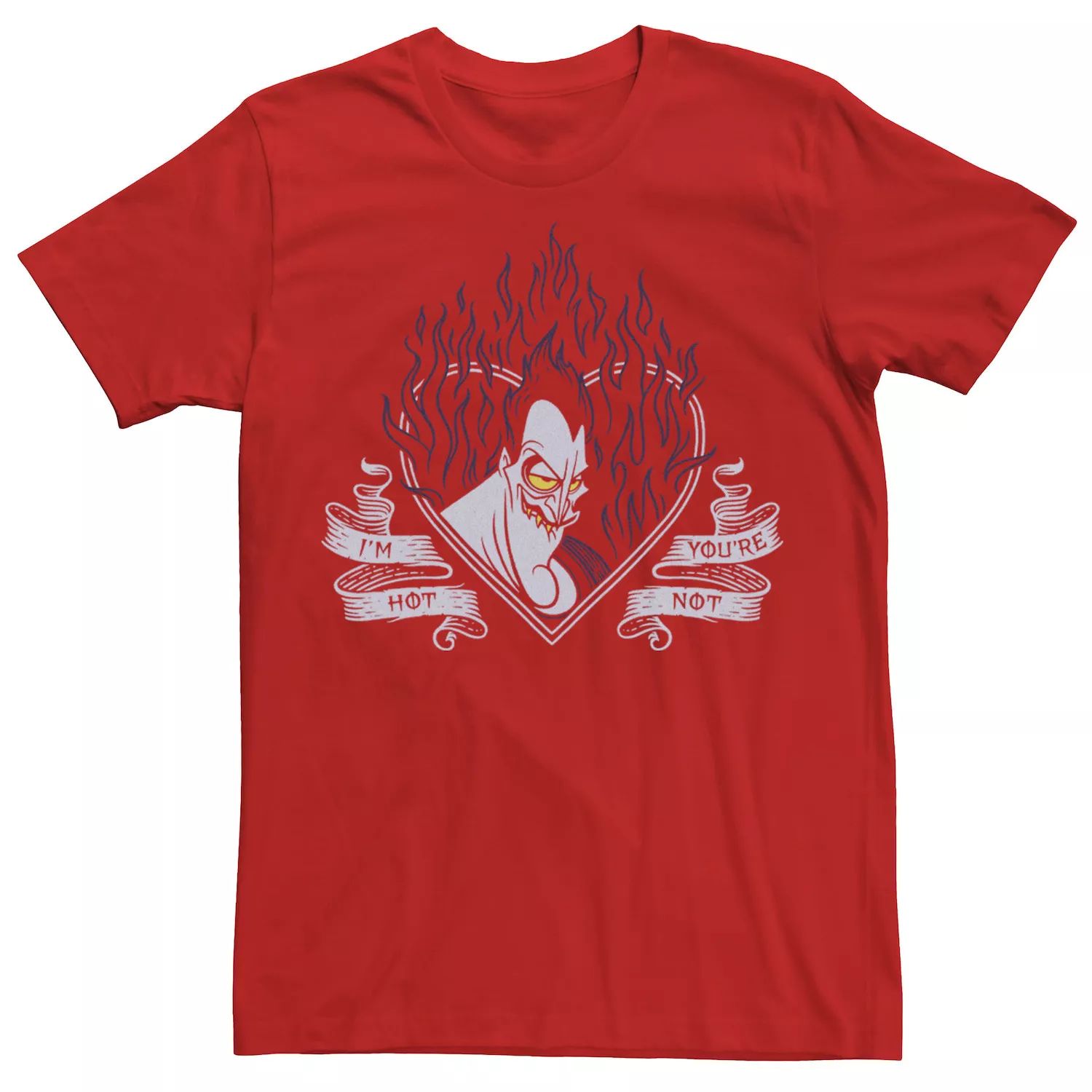 

Мужская футболка Disney Villains Valentines Hades I’m Hot You’re Not Tee Licensed Character, Красный, Мужская футболка Disney Villains Valentines Hades I’m Hot You’re Not Tee Licensed Character