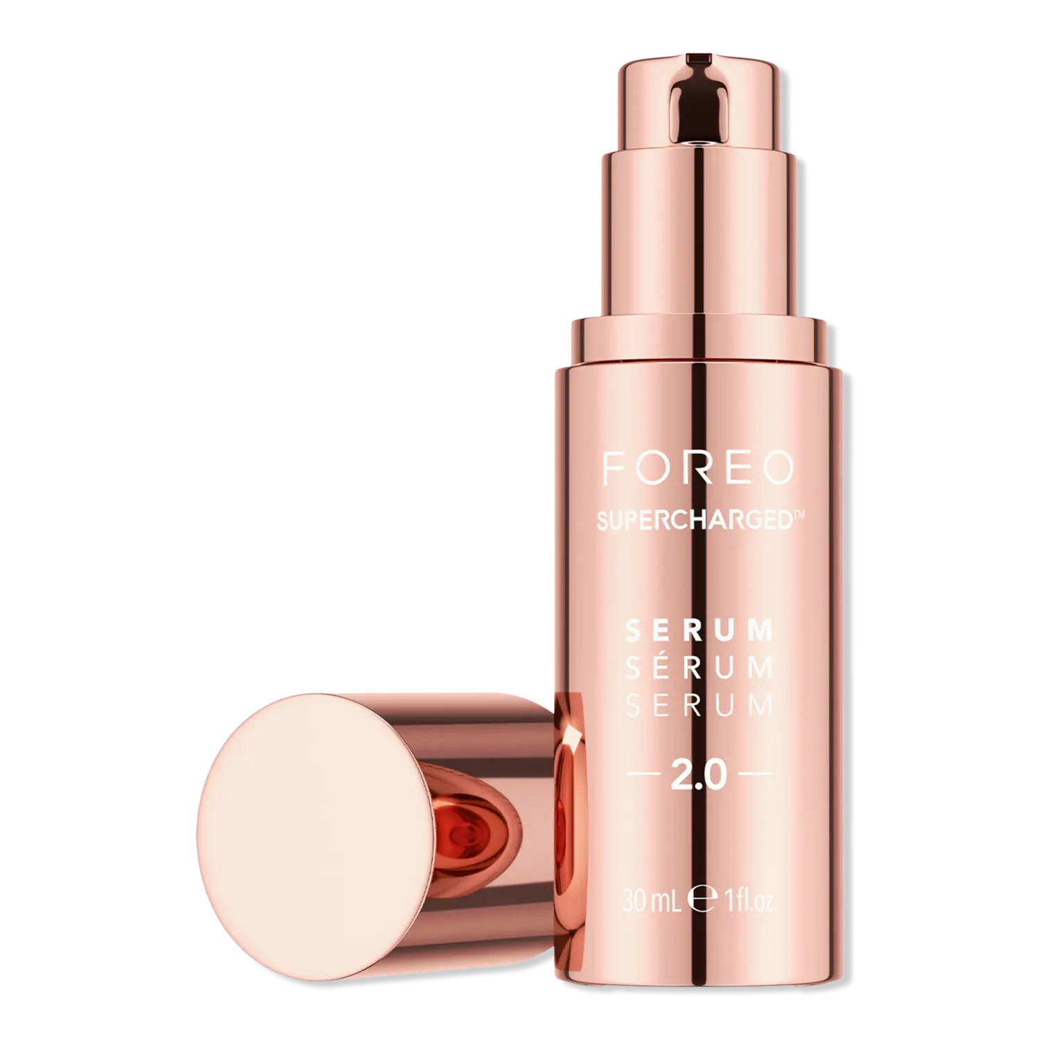 

SUPERCHARGED Serum 2.0 - обогащенная электролитами активированная сыворотка для ухода за кожей. FOREO