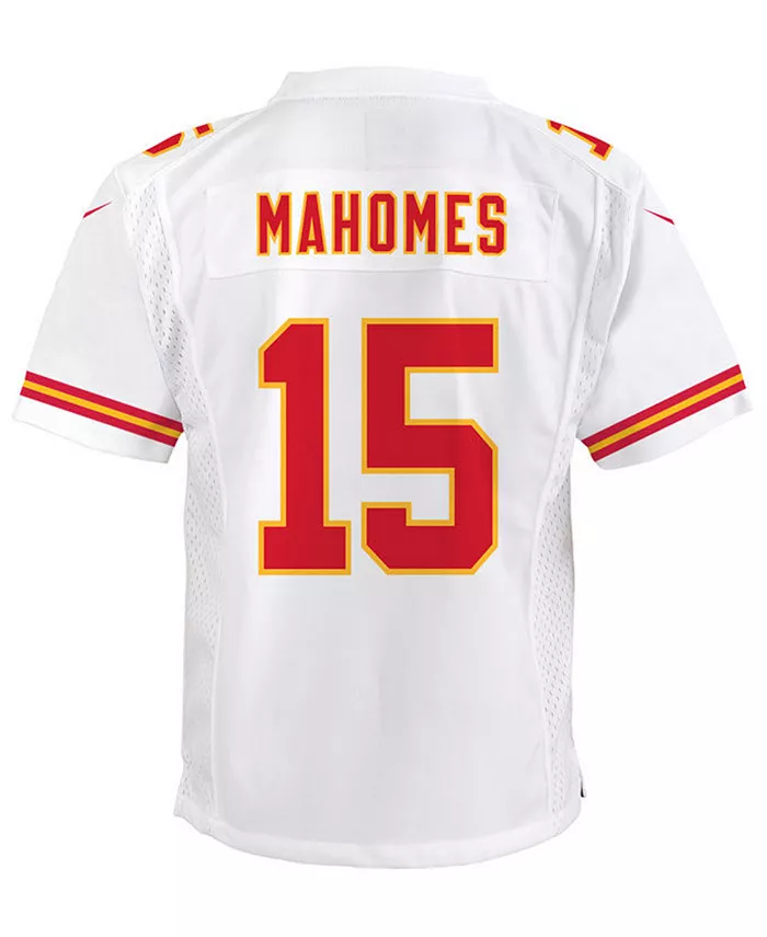 Игровая футболка Pat Mahomes Kansas City Chiefs, для старших мальчиков (8-20) Nike, белый — фото 2