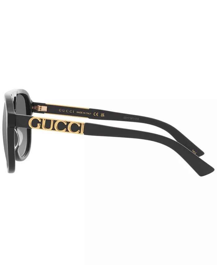 Солнцезащитные очки унисекс, GG1188S Gucci, черный — фото 3