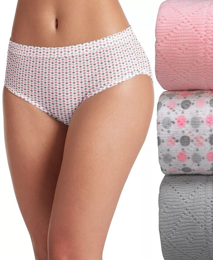 

Комплект нижнего белья Elance Breathe Hipster, 3 шт., 1540, также доступен в расширенных размерах Jockey, серый