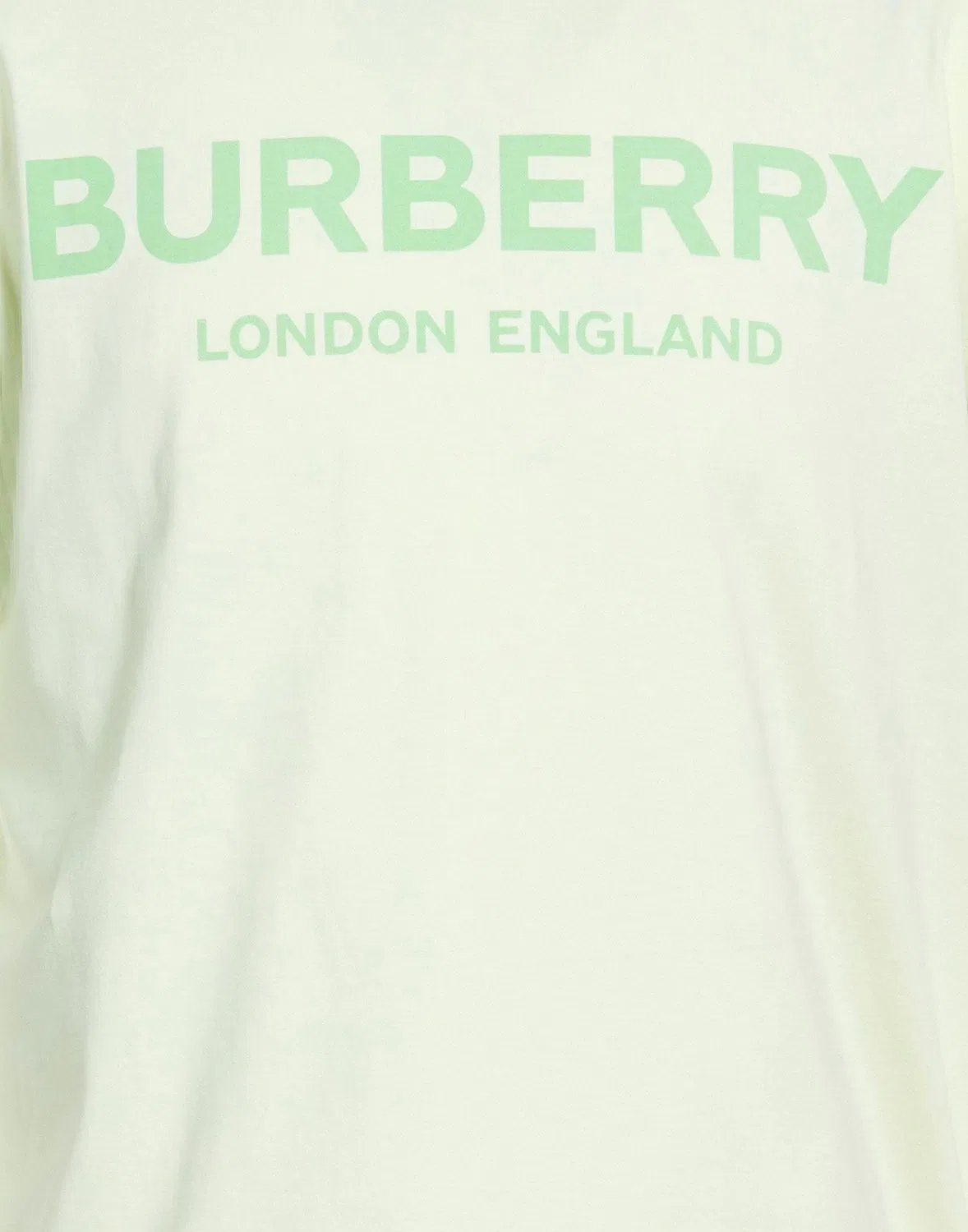 Футболка BURBERRY с логотипом, мужская, светло-зеленый — фото 4