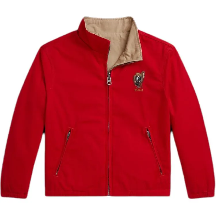 Polo Ralph Lauren Куртка 2026 Polo Bear Red & Vintage Khaki для детей 3-7 лет