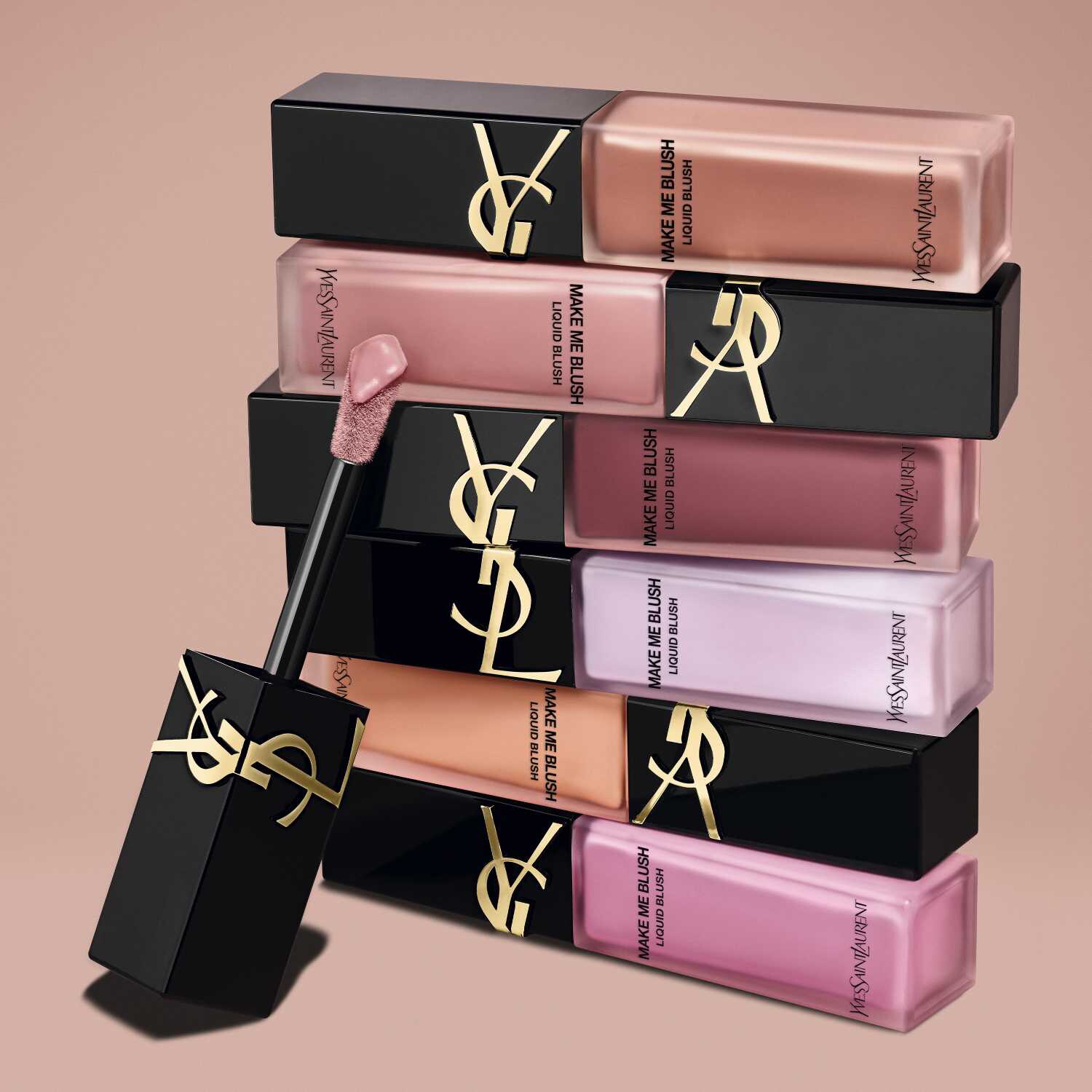 Жидкие румяна Make Me Blush Yves Saint Laurent, 37 High Peach (15 ml) — фото 4
