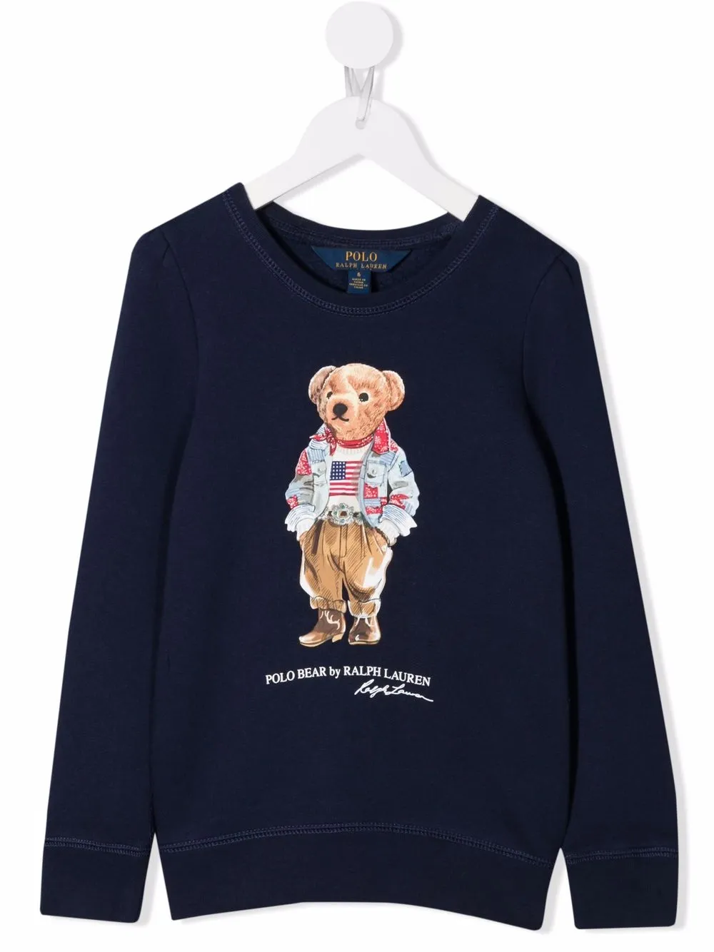 

Толстовка с логотипом Polo Ralph Lauren Kids, синий