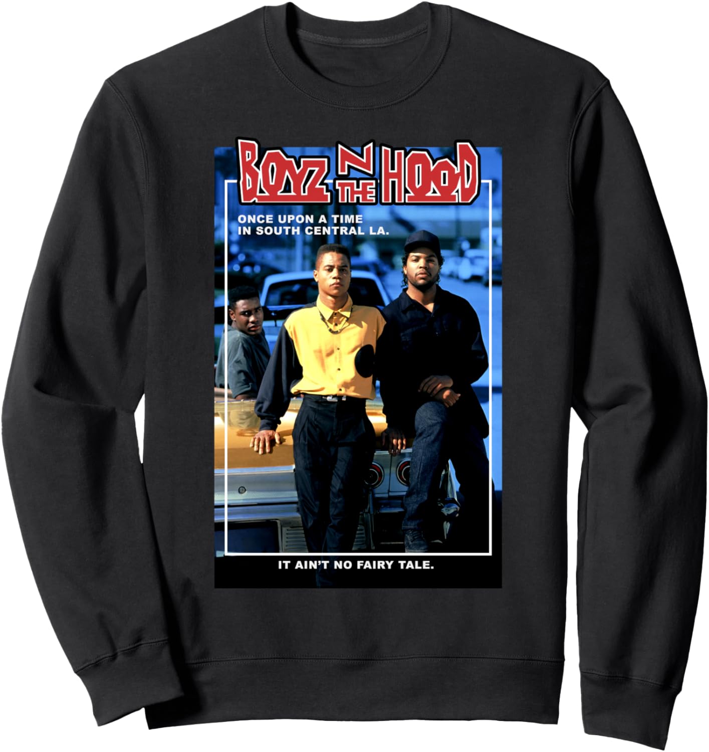 

Классическая толстовка с постером Boyz N The Hood, черный