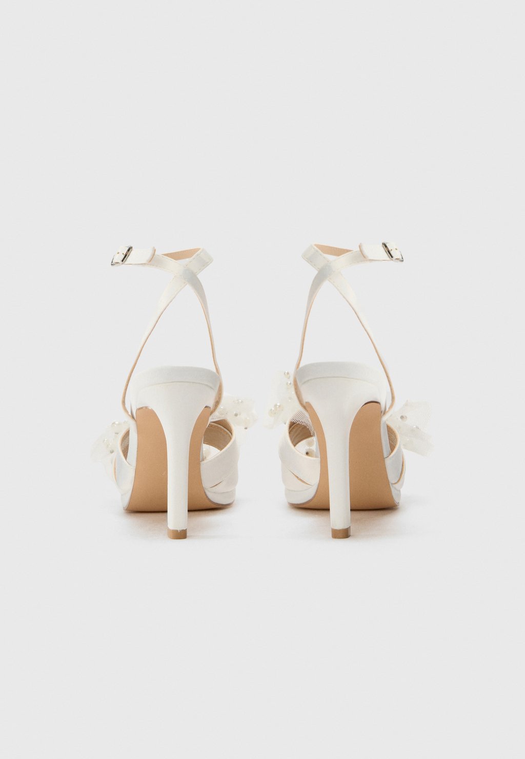 Босоножки на высоком каблуке Anna Field by Zalando, белый — фото 3