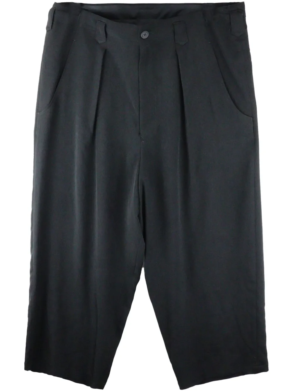 

Широкие брюки со складками Yohji Yamamoto, черный