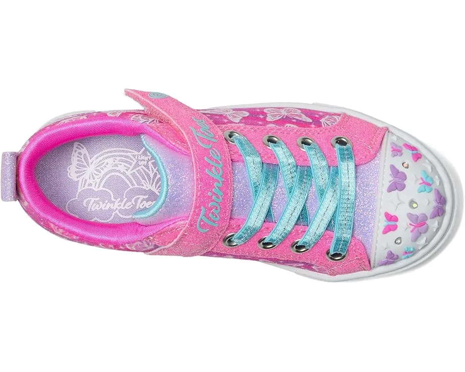 Кроссовки SKECHERS KIDS Twinkle Sparks 314813L - Ombre Flutte (Little Kid), Hot Pink/Multi — фото 2