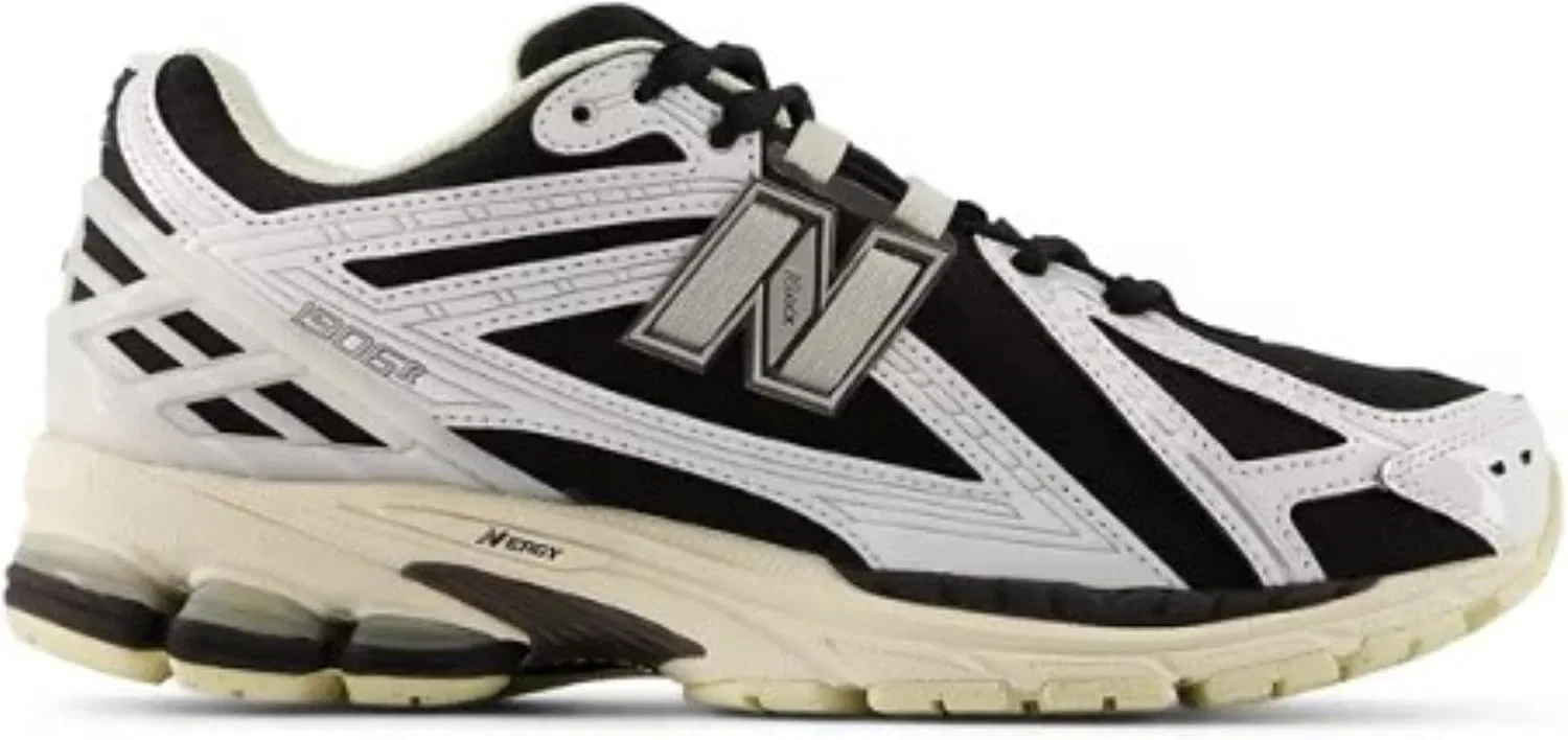 Кроссовки New Balance унисекс для взрослых, низкие, белый/черный