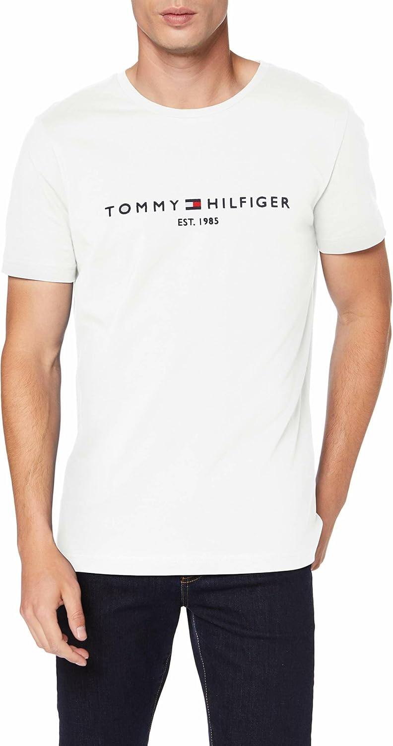 

Мужская футболка с короткими рукавами и принтом Tommy Hilfiger, White, Белый, Мужская футболка с короткими рукавами и принтом Tommy Hilfiger, White