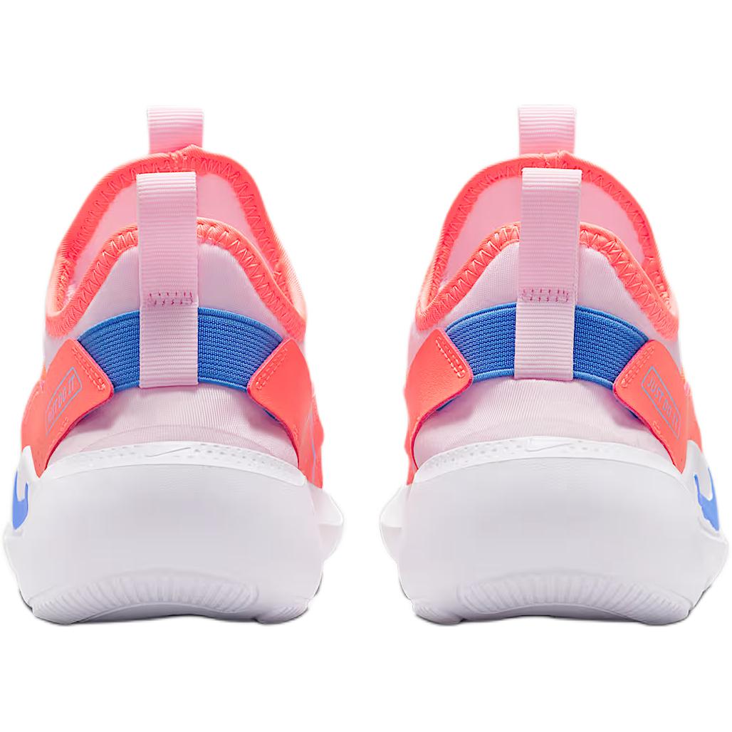 Кроссовки Flex Runner Shock Absorbers с низким верхом для детей и подростков Nike, розовый/белый/оранжевый — фото 4