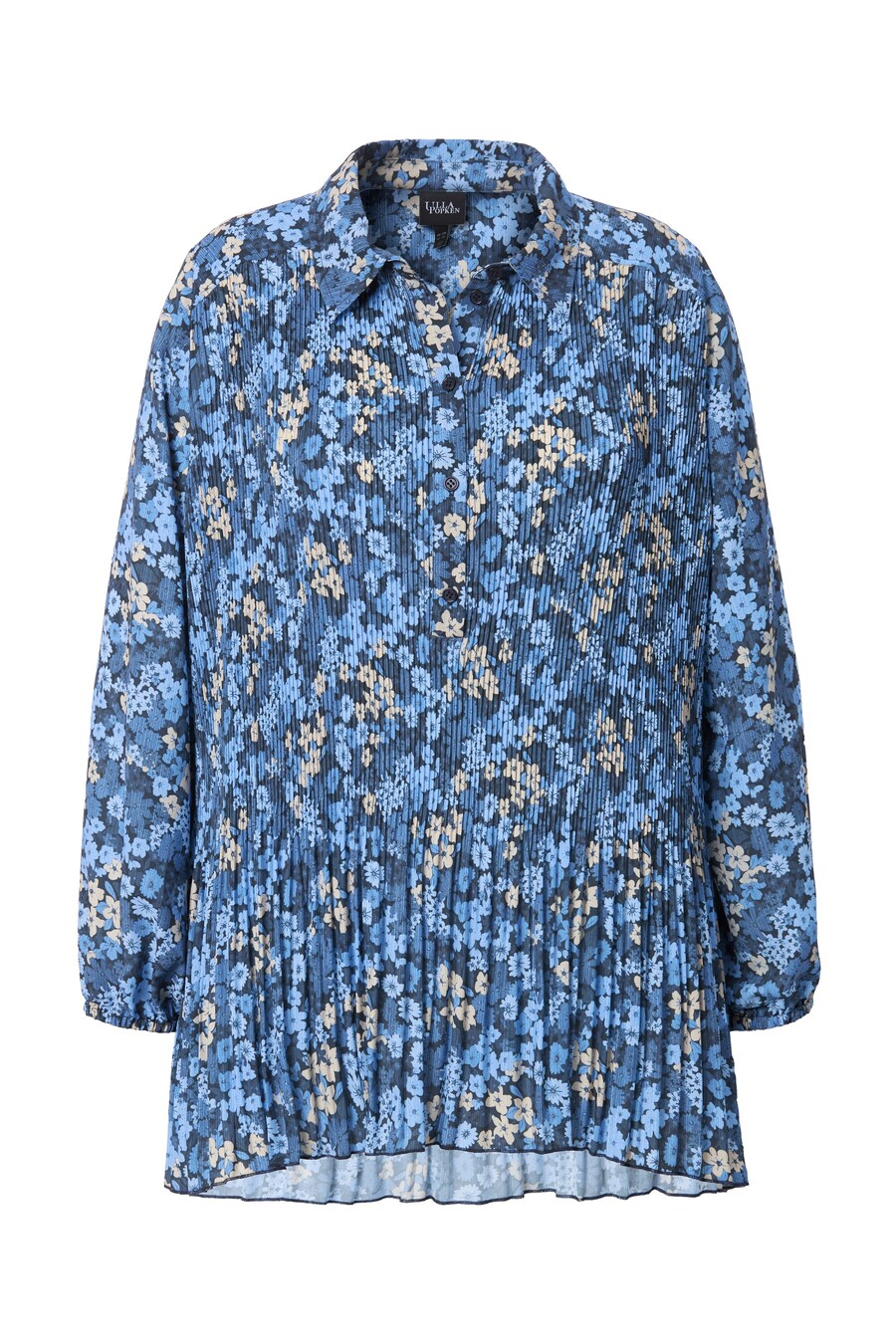 

Туника Ulla Popken, цвет Blue/Light blue/Dark blue