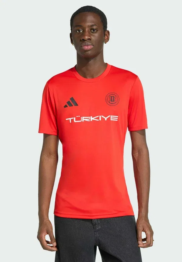 Футболка сборной Турции Adidas Performance, активный красный