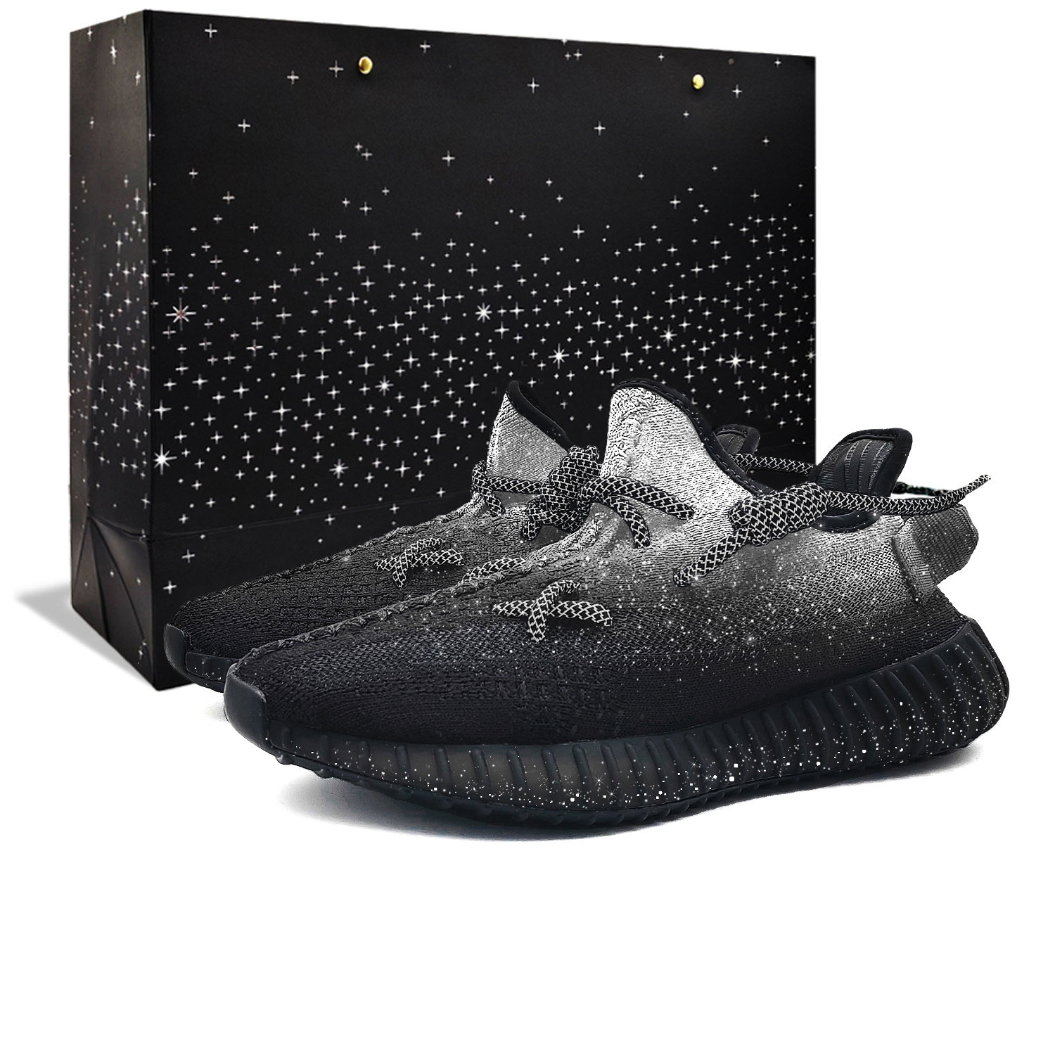 

Yeezy Boost 350 Baby's Breath Starry Phantom кроссовки с амортизацией, износостойкие низкие повседневные обувь Unisex Adidas Originals, серебряный