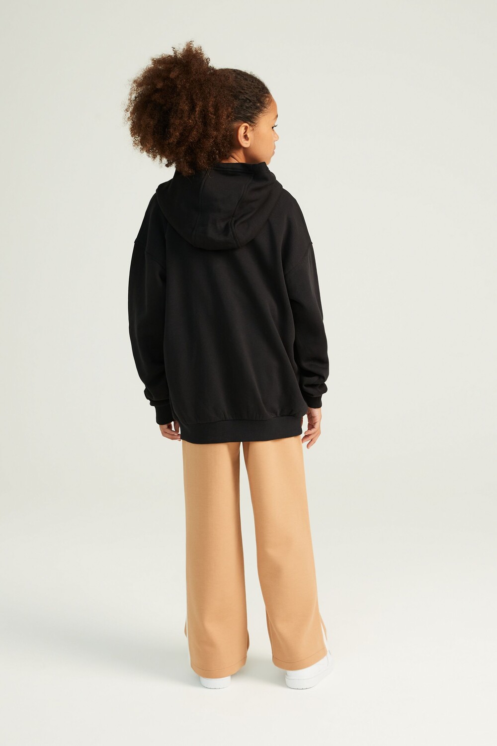 Флисовая толстовка Club oversize на молнии Nike, черный — фото 3