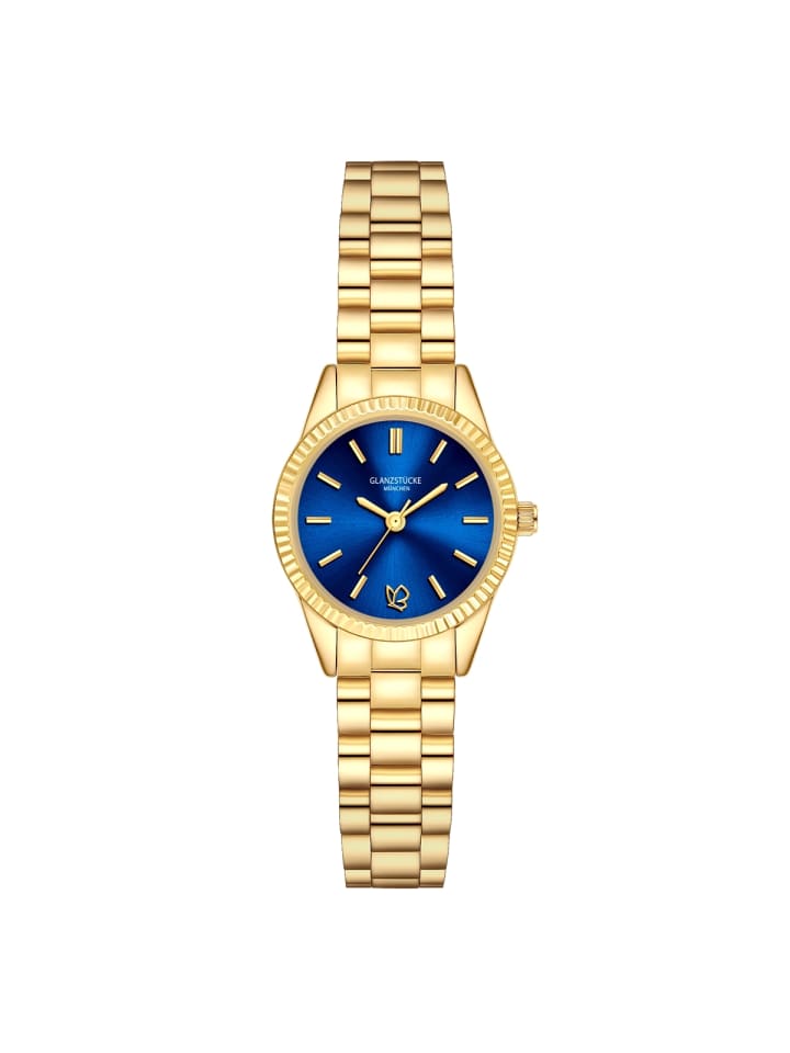 

Glanzstücke München Часы из нержавеющей стали в корпусе из желтого золота