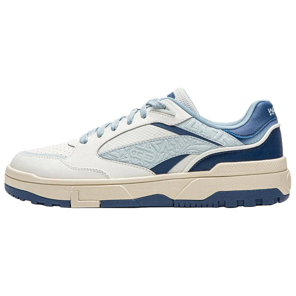 Кроссовки скейтбордические Li-Ning Wave LITE бежево-синие