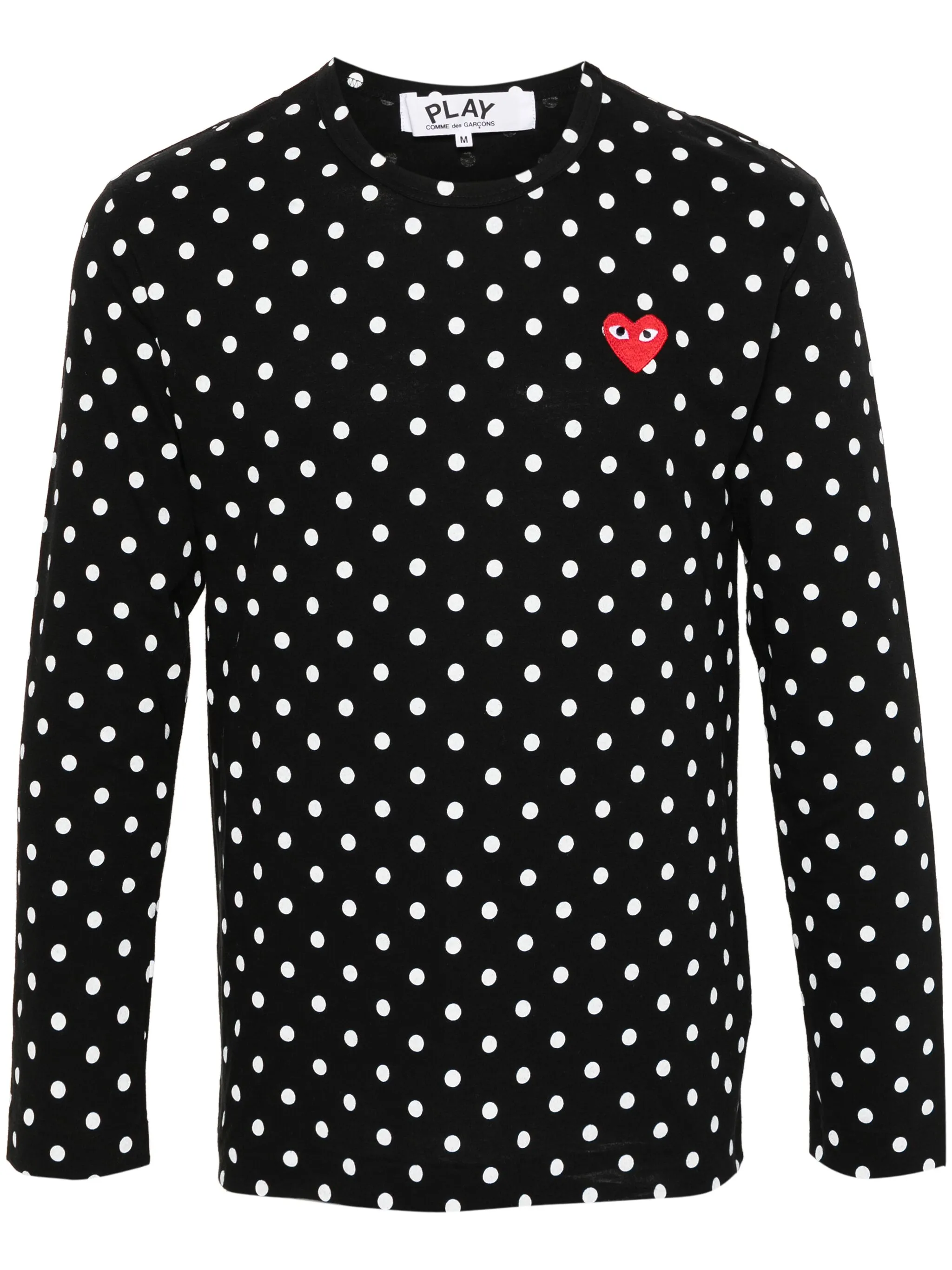 

Топ в крупный горох Comme Des Garçons Play, черный