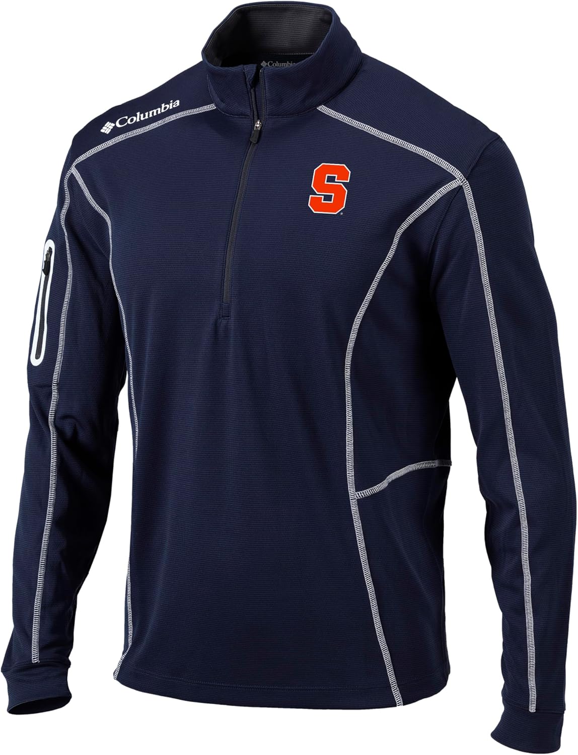 

Толстовка Columbia Syracuse Univ Golf Men's Lightweight Casual Golf Shotgun Pullover, Navy
