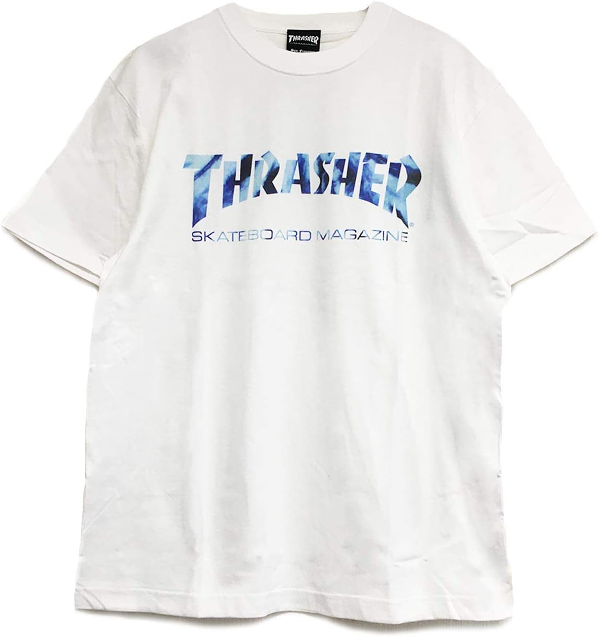 

Мужская футболка THRASHER (Thrasher) с коротким рукавом и принтом (TH8101 / MAG LOGO) (TH8101 / MAG LOGO), белый/синий