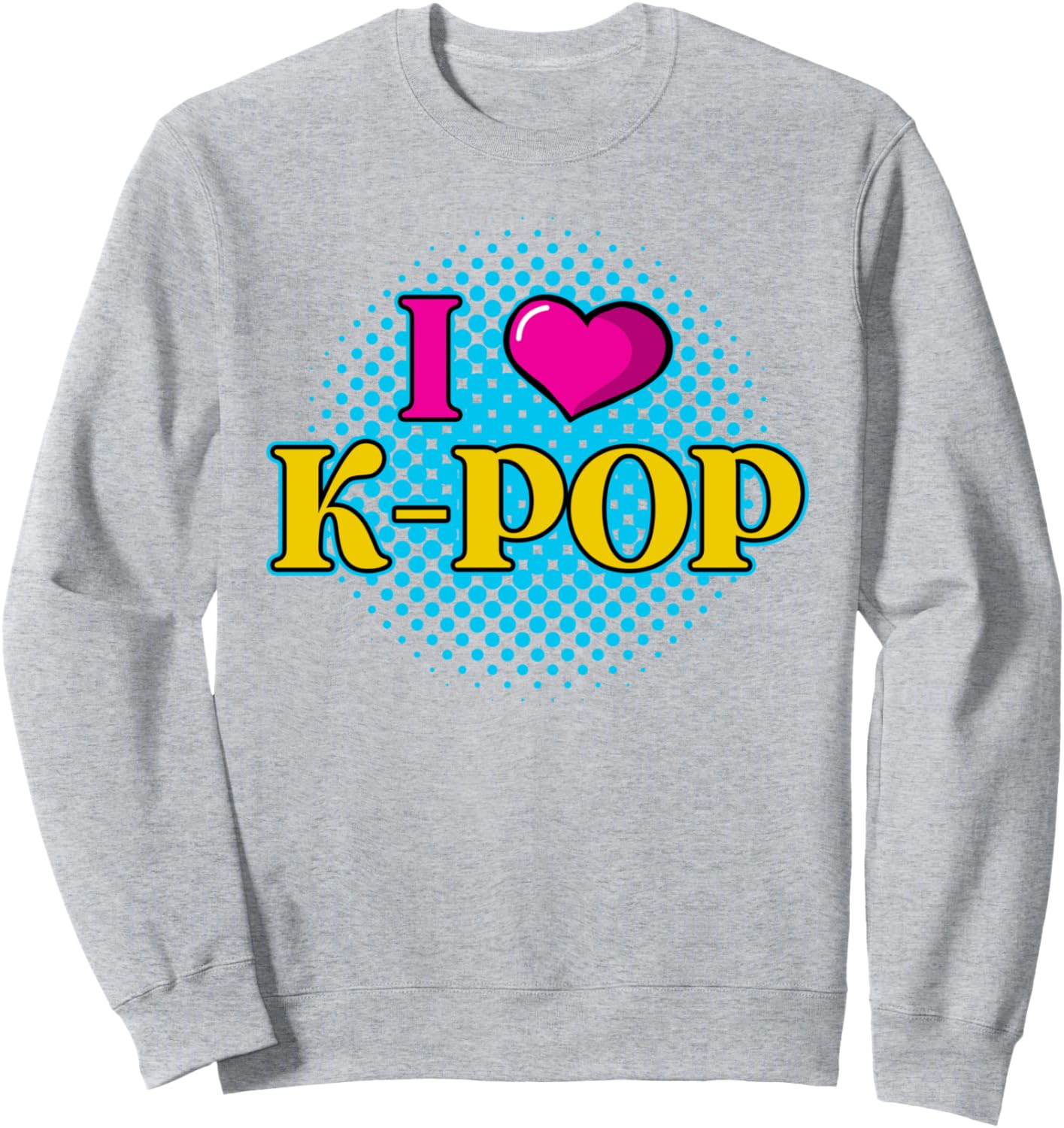 

K-POP корейские дорамы корейская музыка K-Pop подарок для поклонников корейских дорам толстовка Koreanisches Drama K-Pop Kpop Korea Musik, серый