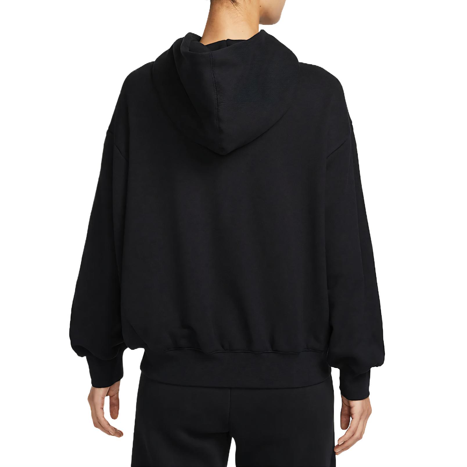 Спортивная одежда женская Over-Oversized French Terry толстовка с капюшоном Nike, черный — фото 4