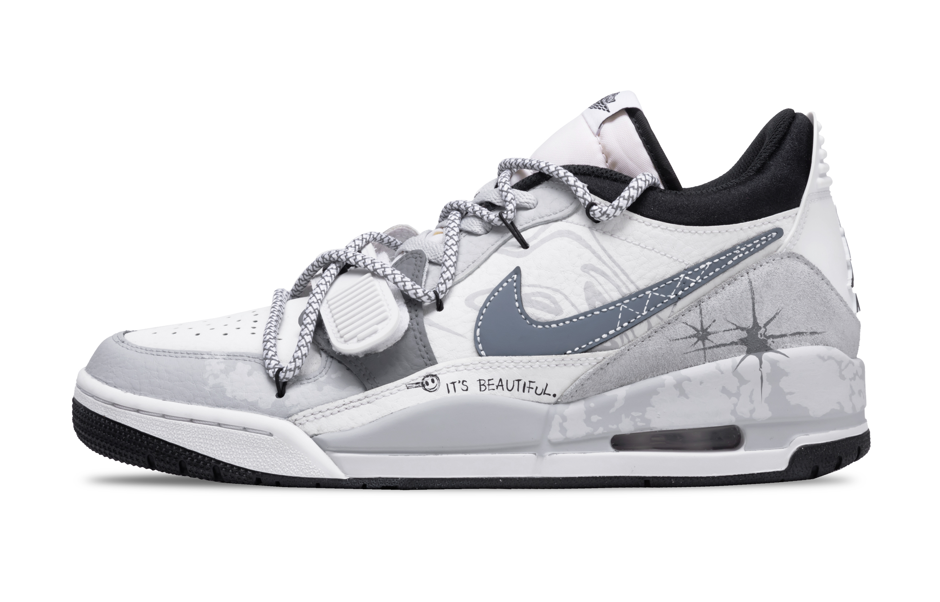 

Баскетбольные кроссовки Legacy 312 Low Top Vintage, мужские, светло-серые Jordan, Light Gray