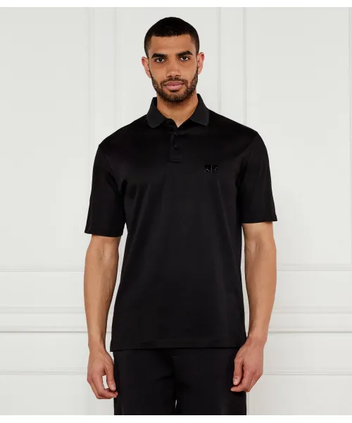 

Футболка поло Regular fit Armani Exchange, черный