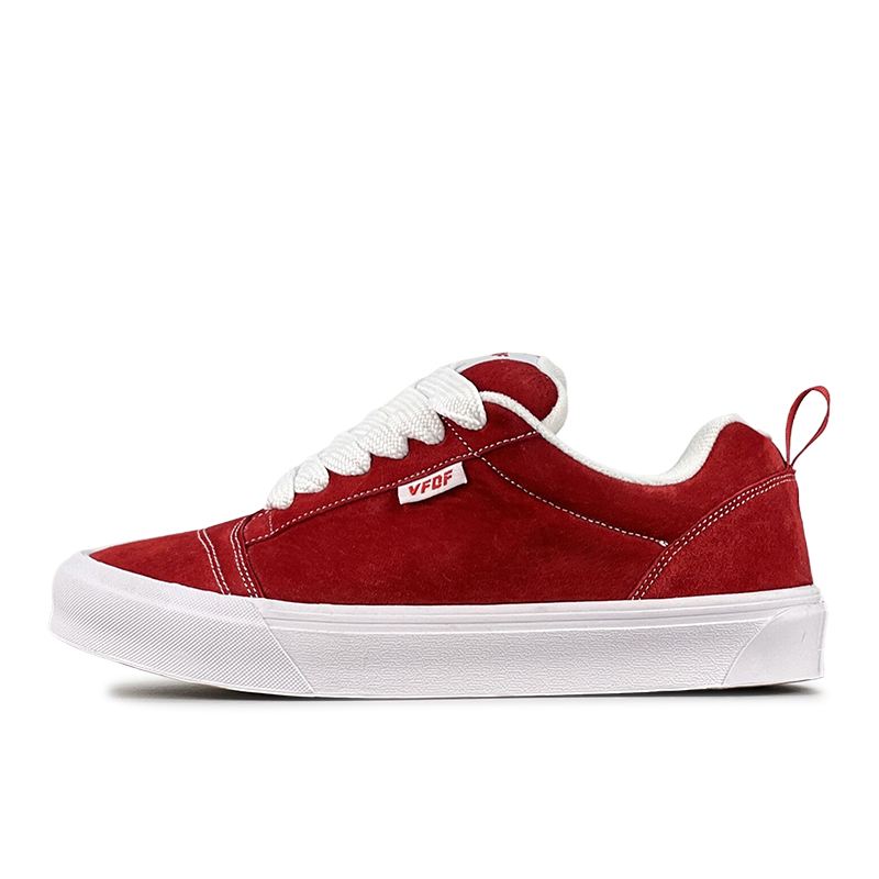 

Кроссовки VFDF Skateboarding Shoes Unisex Low-top Red, красный