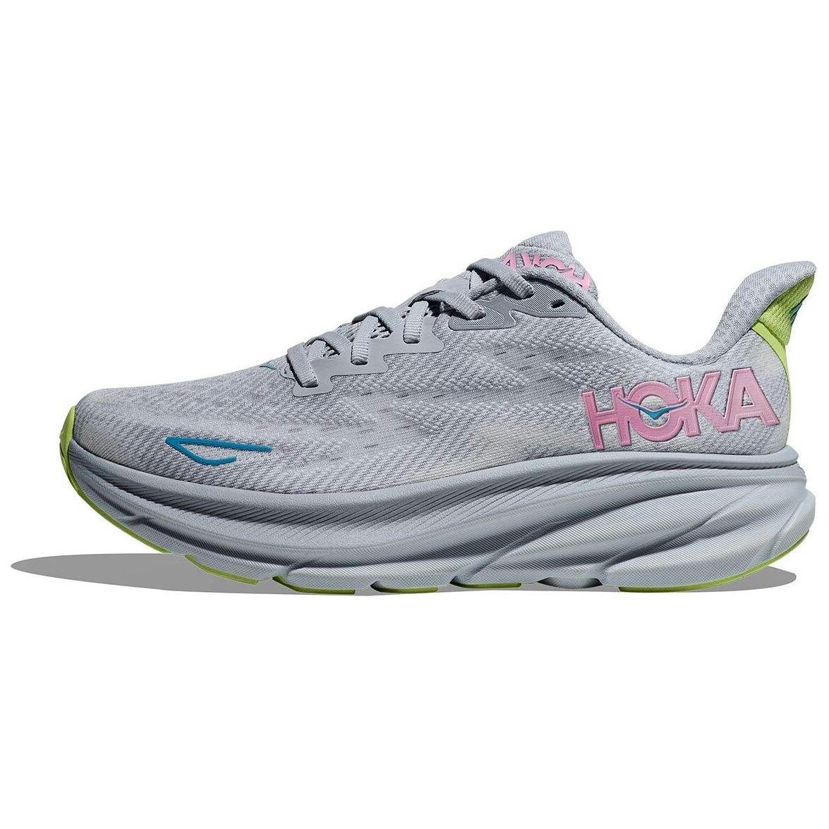

Кроссовки женские Clifton 9 с низким верхом серо-синие Hoka One One