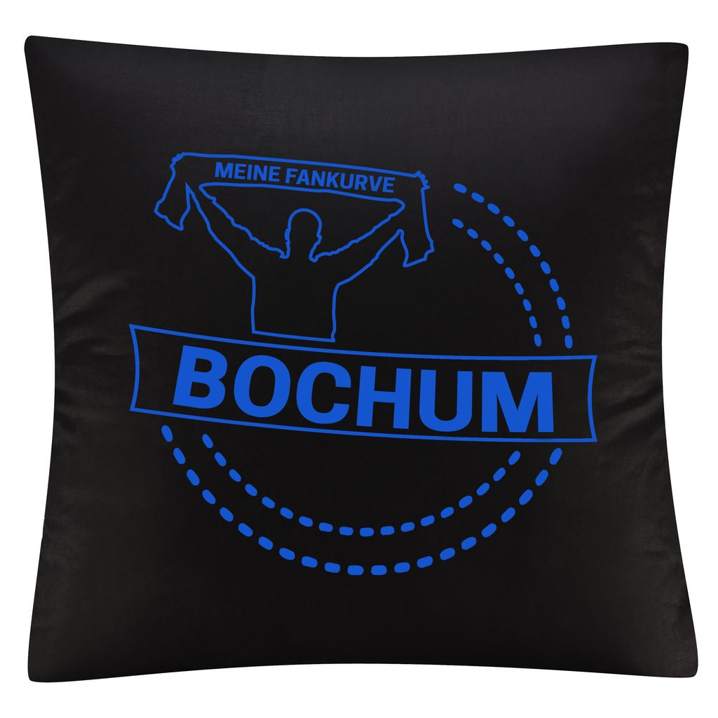 

Чехол на подушку multifanshop - Bochum - My Fan Curve, черный, один размер