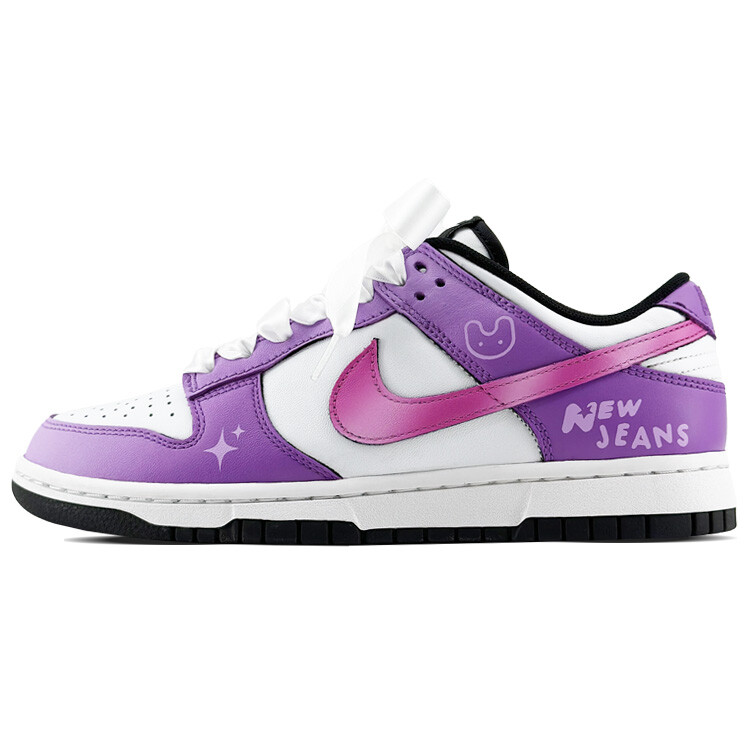 

Кроссовки Nike Dunk Skateboarding Shoes Women's Low-top Pink, цвет Light Lavender