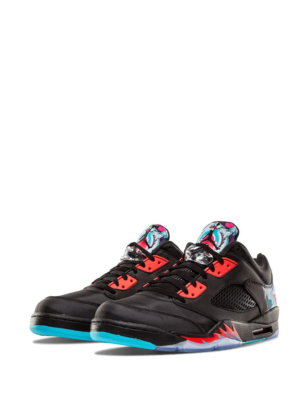 Кроссовки Air  5 Retro Jordan, черный — фото 2