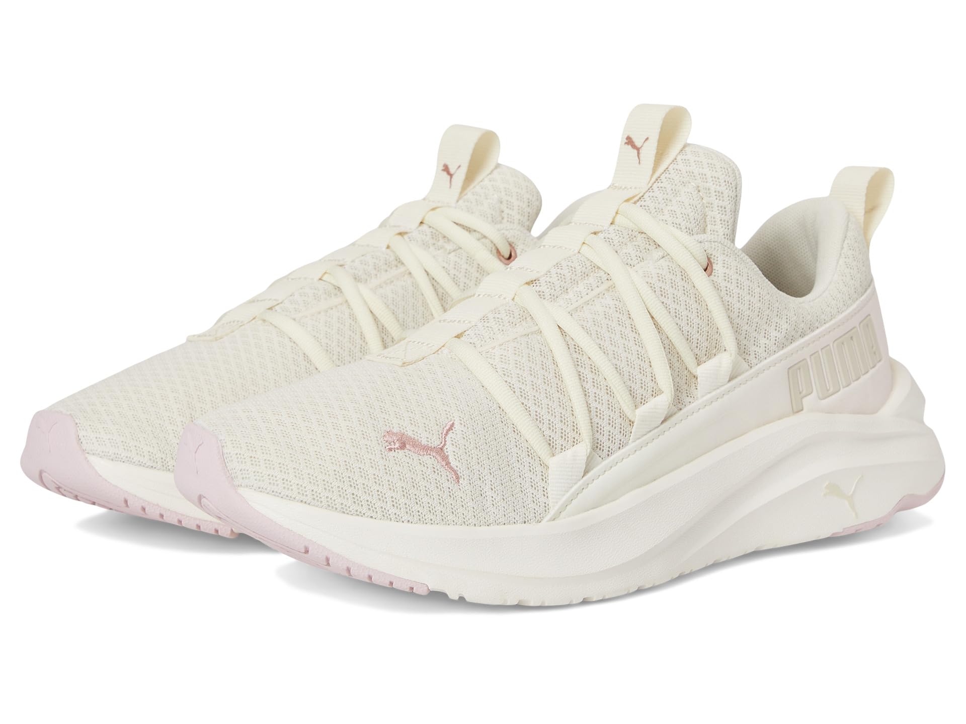 Кроссовки PUMA Softride One 4 All Cross Training Shoes, цвет Alpine Snow-Warm White-Rose Mauve