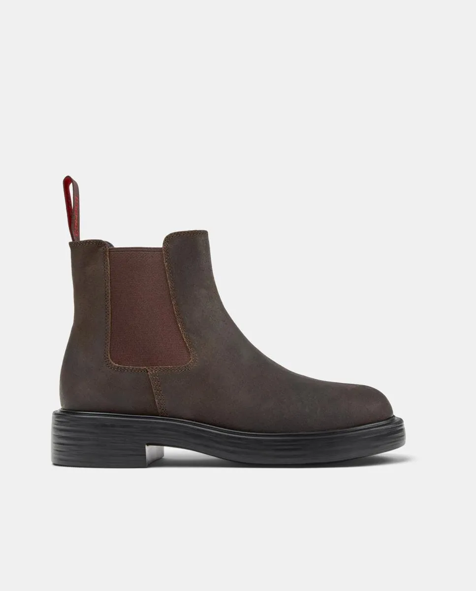 Женские ботинки челси Camper Dean из кожи, коричневый