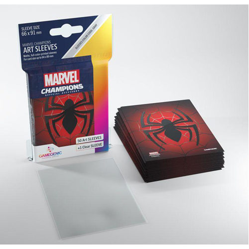 

Чехол для карточек Gamegenic Marvel Champions Art Sleeves – Spider Man (50) Gamegenic