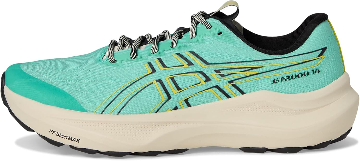 Беговые кроссовки ASICS GT-2000 14 для мужчин, зеленый — фото 4
