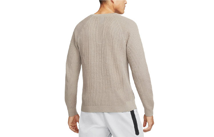 Худи Men's Nike Round Neck Long Sleeves Casual Sports Pullover Brown DN3618-087 — фото 2
