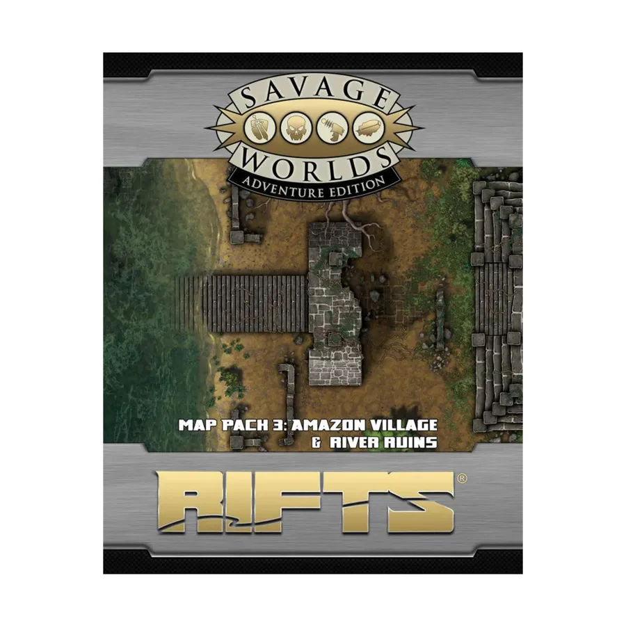 

Пакет карт Rifts 3 — деревня Амазонки и руины реки, Rifts - Savage Worlds (Pinnacle)