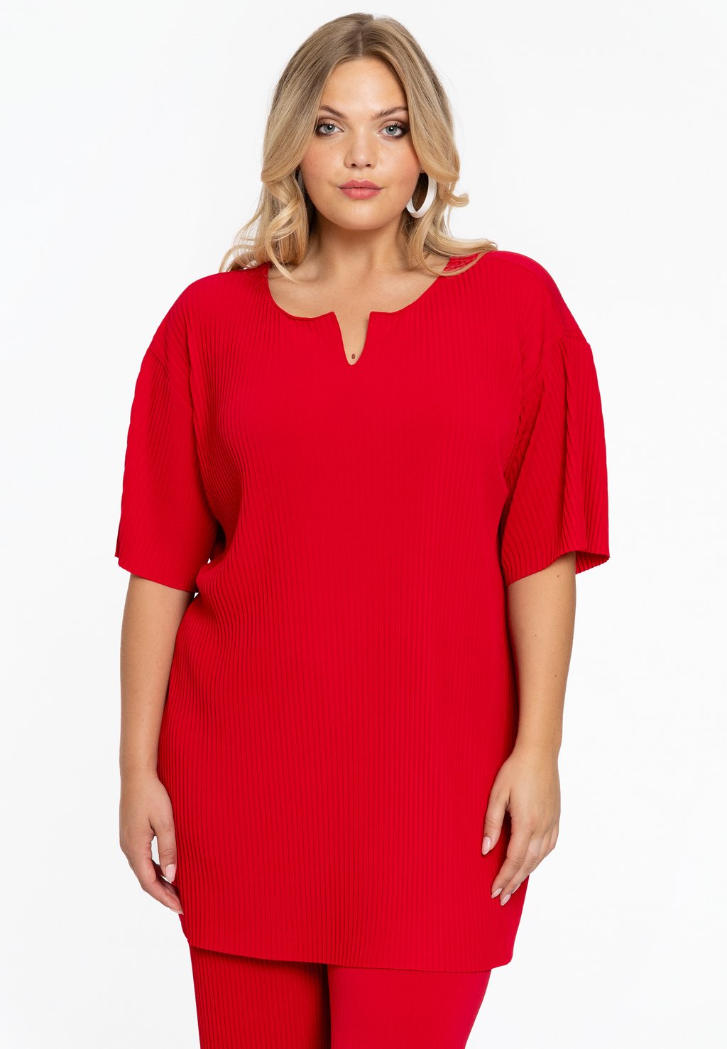 

Туника WITH SHORT SLEEVES YOEK, красный