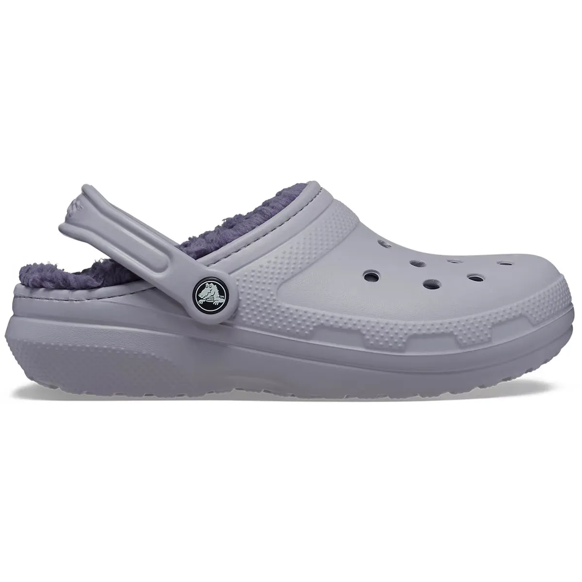 

Сабо унисекс Crocs Classic Lined Clog, пурпурный