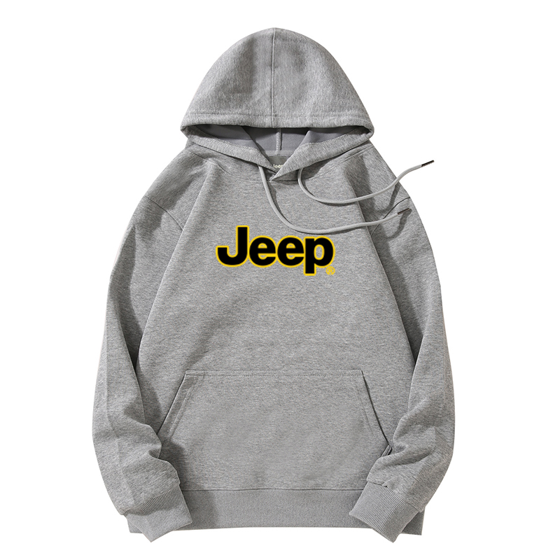 

Толстовка Unisex Hooded Moderate Heavyweight Jeep, heather серый